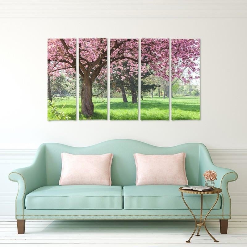 Kanva no 5 daļām - Type C, Blooming Tree Home Trends DECO
