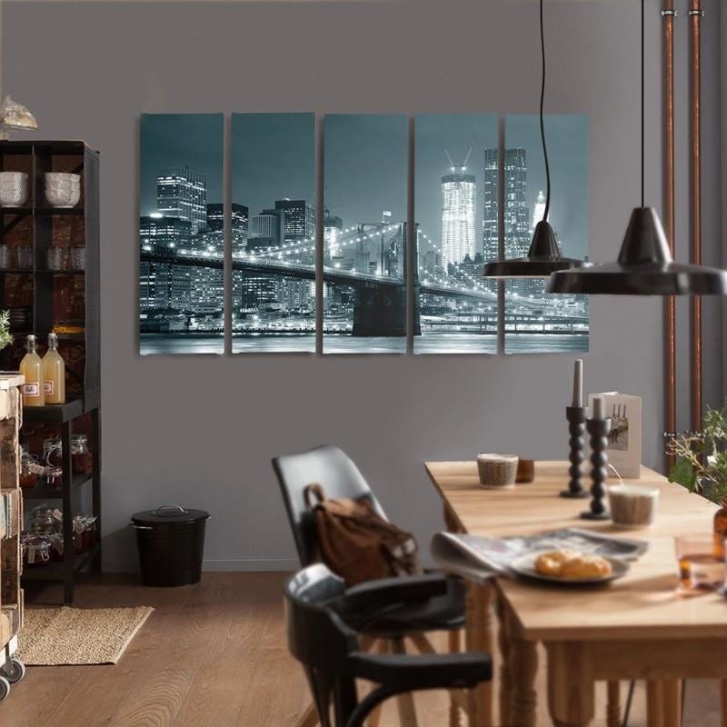 Kanva no 5 daļām - Type C, Bridge Home Trends DECO