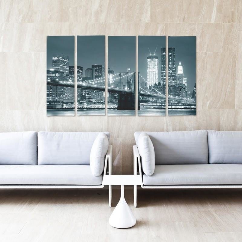 Kanva no 5 daļām - Type C, Bridge Home Trends DECO