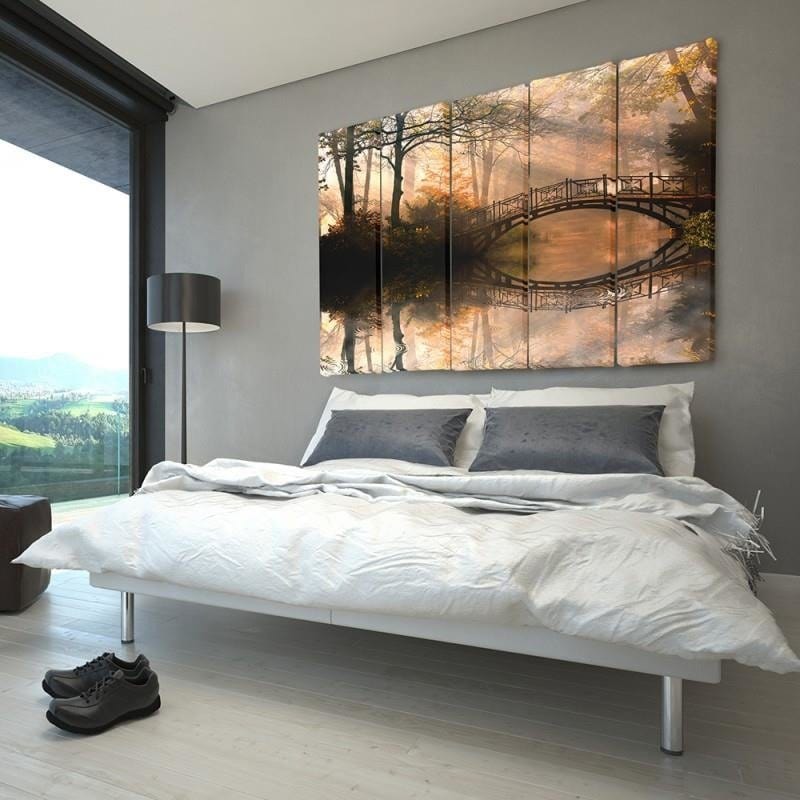 Kanva no 5 daļām - Type C, Bridge In The Park Home Trends DECO
