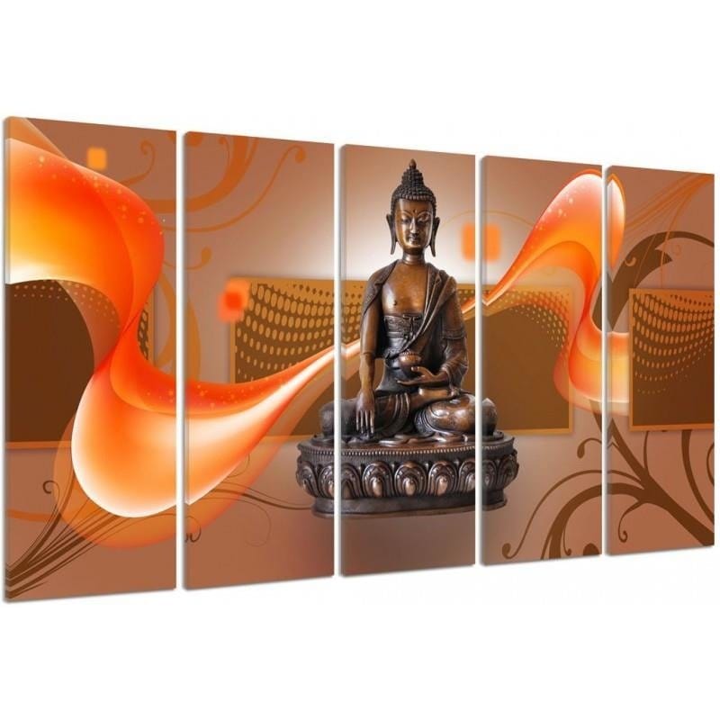 Kanva no 5 daļām - Type C, Bronze Buddha Home Trends DECO