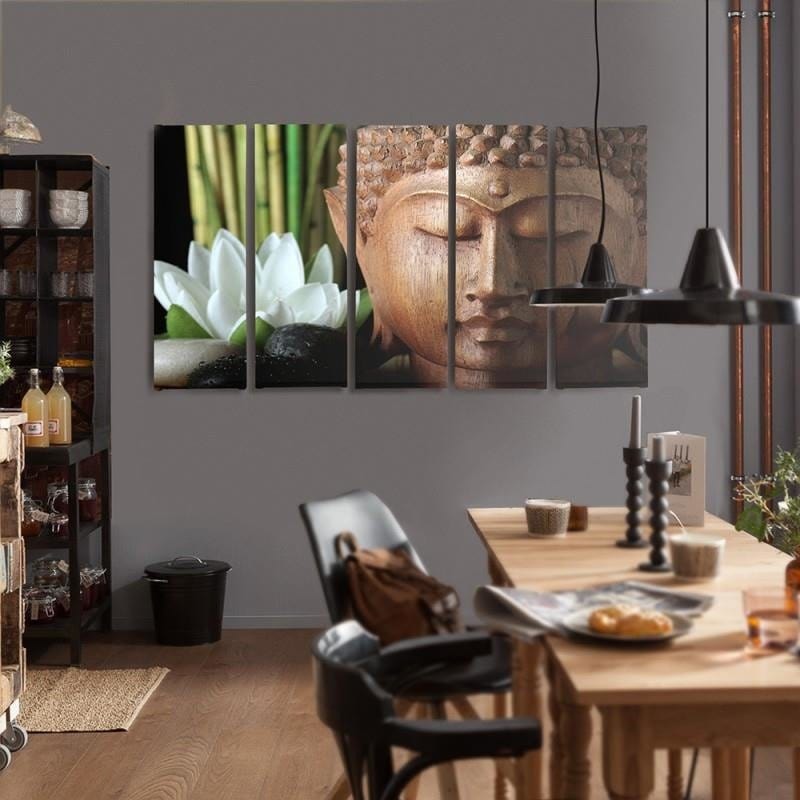 Kanva no 5 daļām - Type C, Buddha 3 Home Trends DECO