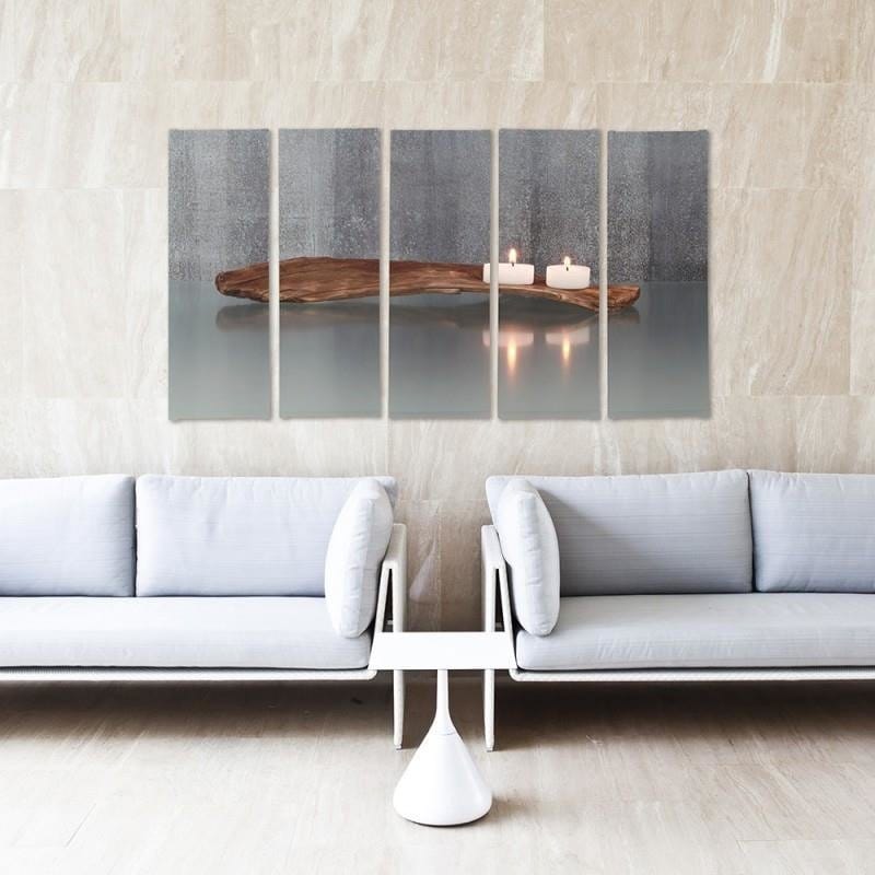 Kanva no 5 daļām - Type C, Candles Home Trends DECO