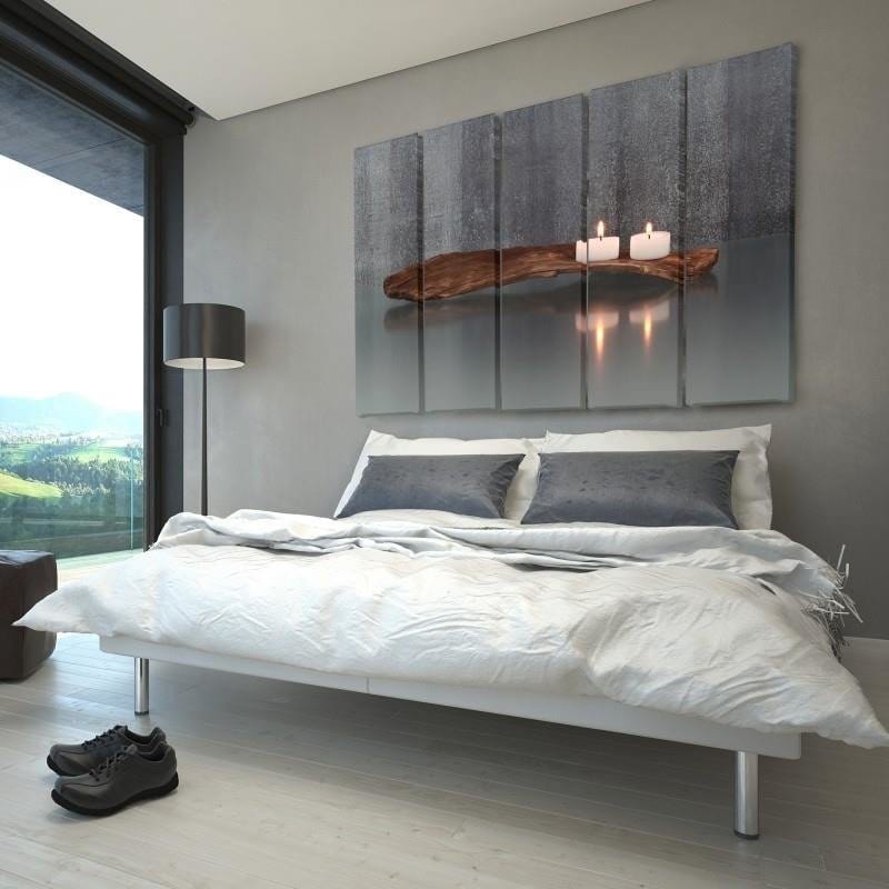 Kanva no 5 daļām - Type C, Candles Home Trends DECO