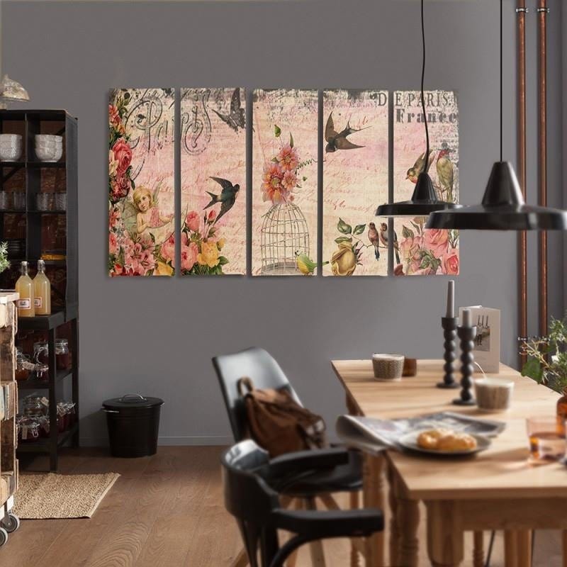 Kanva no 5 daļām - Type C, Card Paris Home Trends DECO