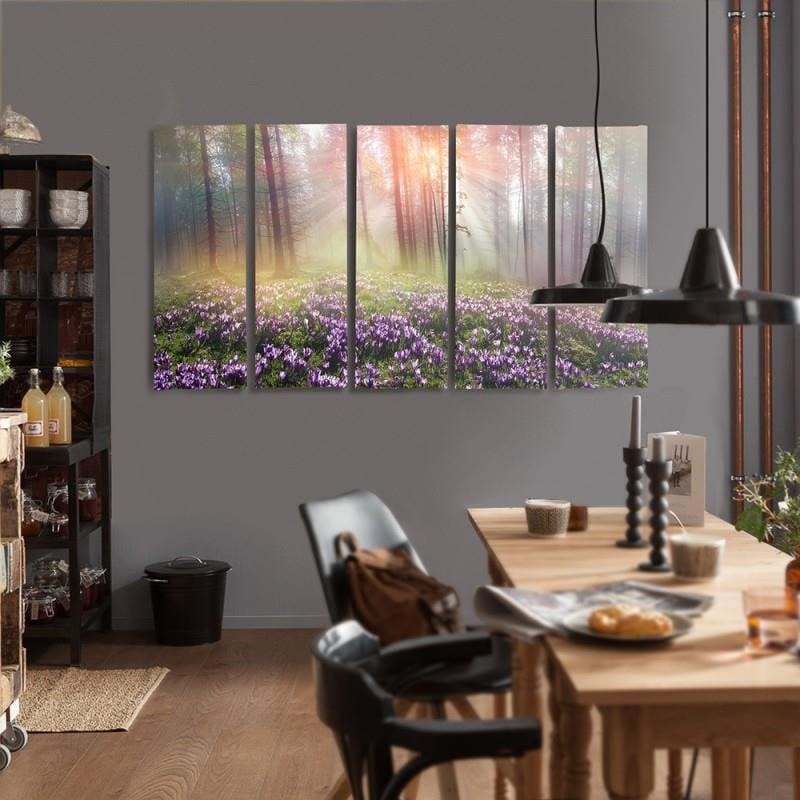 Kanva no 5 daļām - Type C, Clearing Crocuses Home Trends DECO