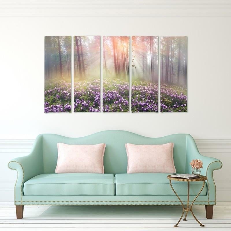 Kanva no 5 daļām - Type C, Clearing Crocuses Home Trends DECO