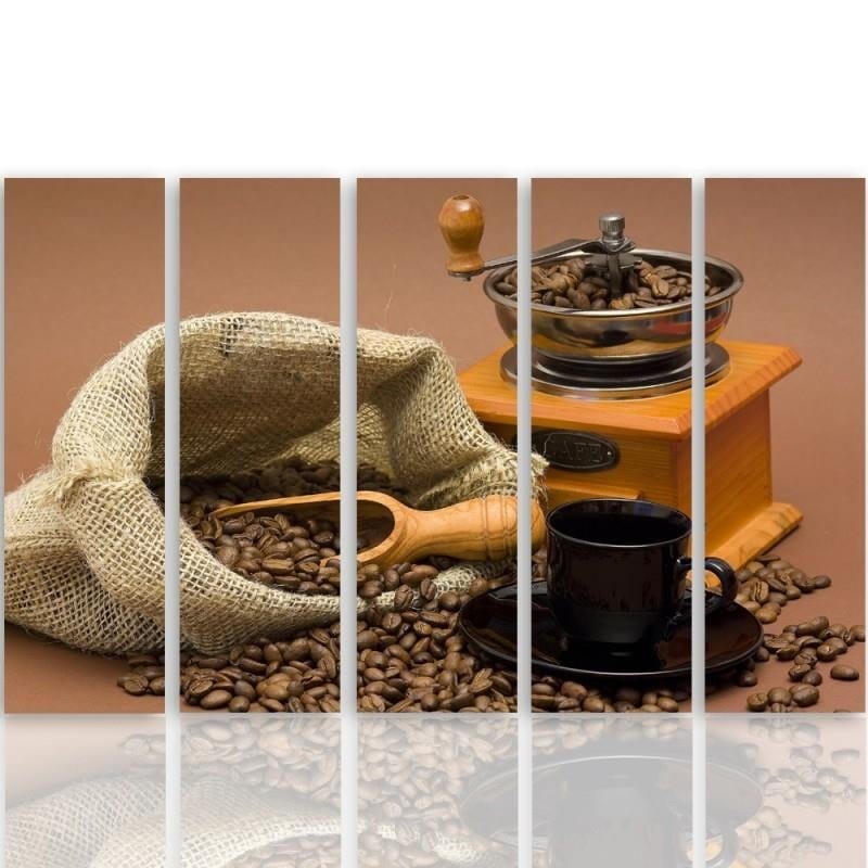 Kanva no 5 daļām - Type C, Coffee Beans 2 Home Trends DECO