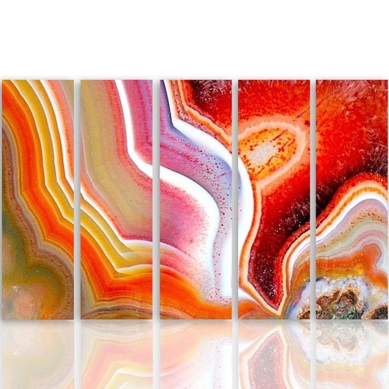 Kanva no 5 daļām - Type C, Color Abstraction 1 Home Trends DECO