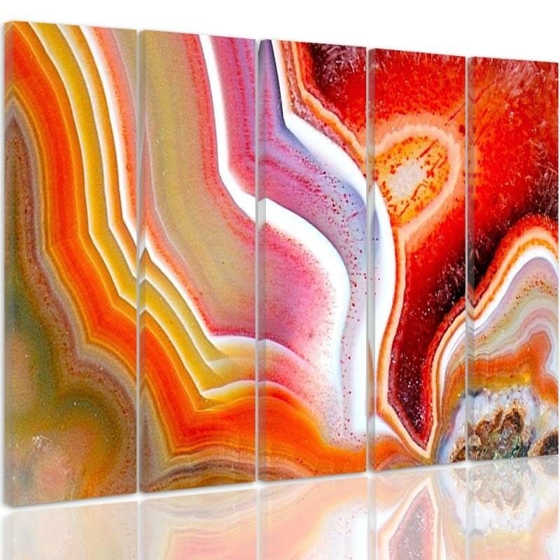 Kanva no 5 daļām - Type C, Color Abstraction 1 Home Trends DECO