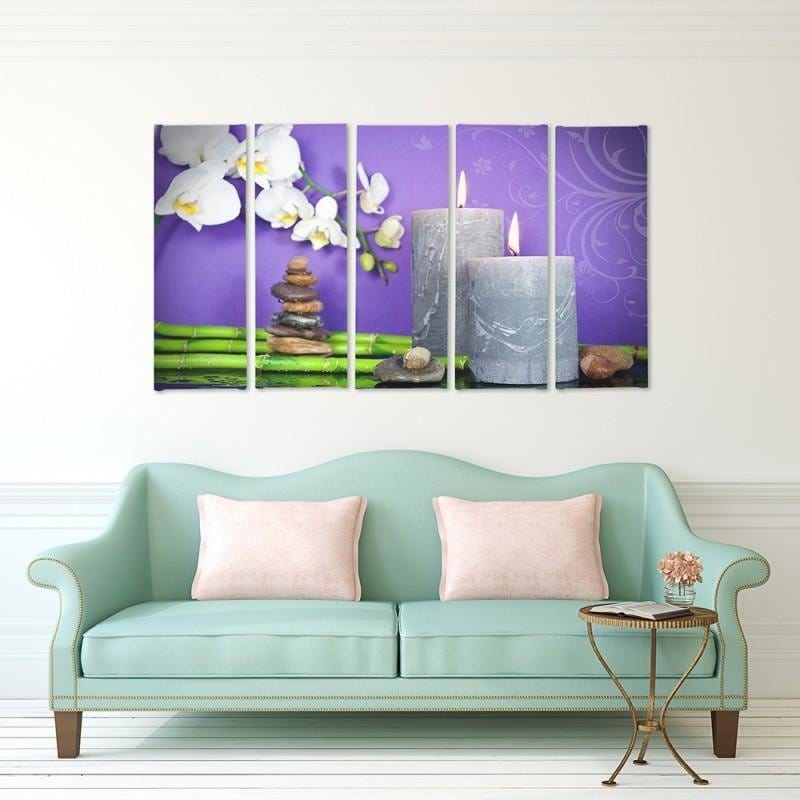 Kanva no 5 daļām - Type C, Composition 7 Zen Home Trends DECO