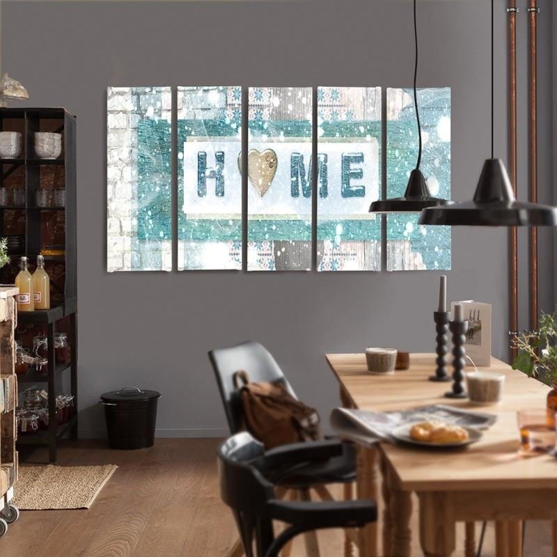 Kanva no 5 daļām - Type C, Composition Winter  Home Trends DECO