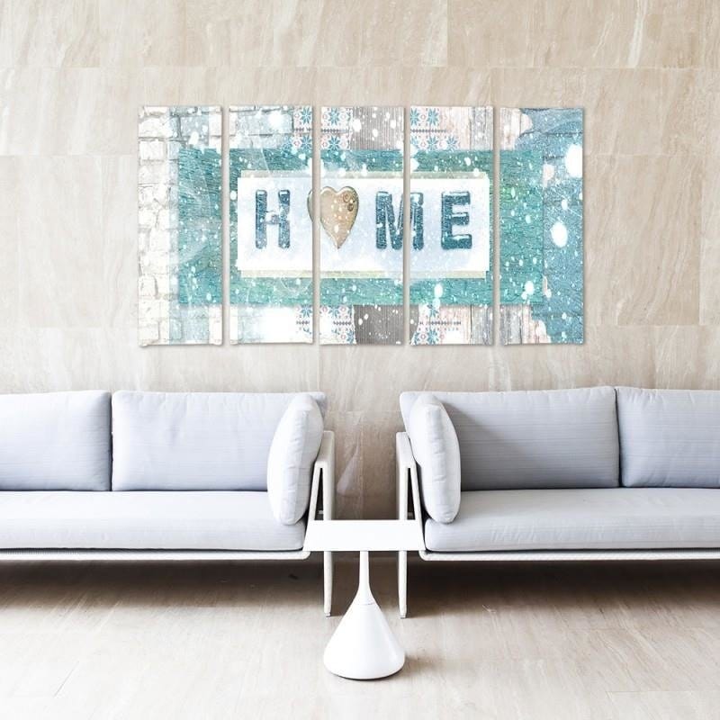 Kanva no 5 daļām - Type C, Composition Winter  Home Trends DECO