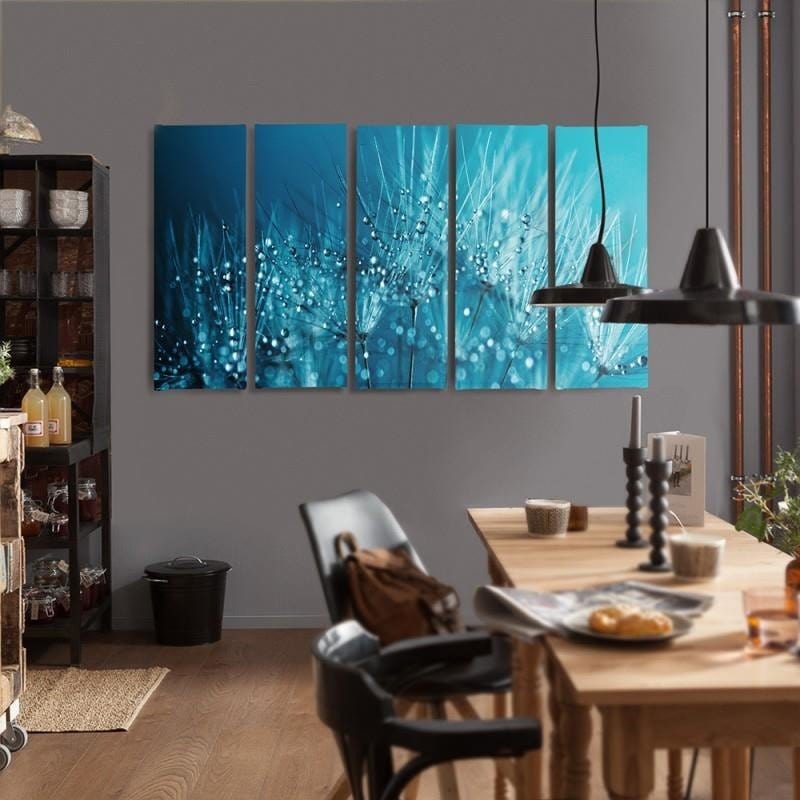 Kanva no 5 daļām - Type C, Dandelion And Dew 2 Home Trends DECO