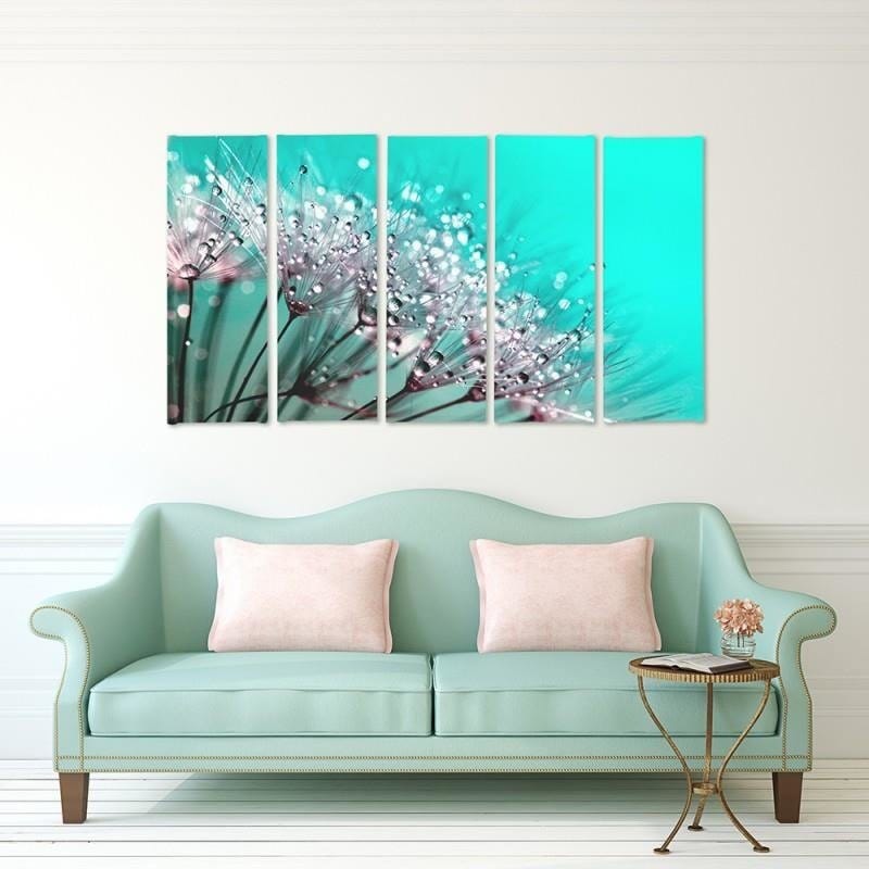 Kanva no 5 daļām - Type C, Dandelion And Dew Home Trends DECO