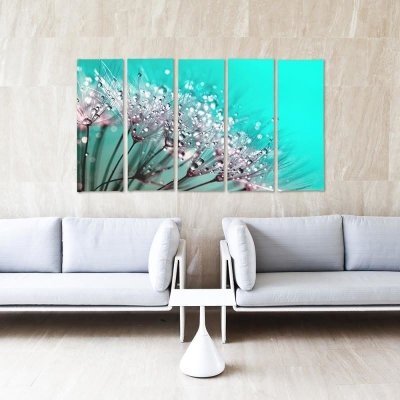 Kanva no 5 daļām - Type C, Dandelion And Dew Home Trends DECO