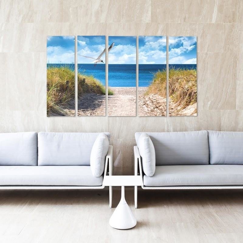 Kanva no 5 daļām - Type C, Descent To The Sea Home Trends DECO