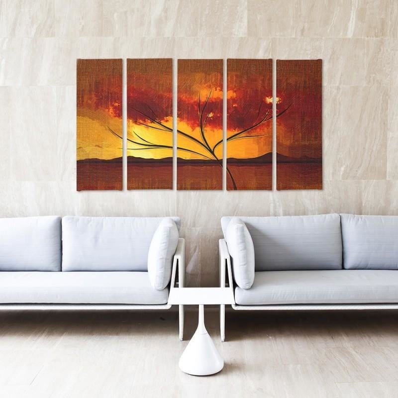 Kanva no 5 daļām - Type C, Dry Tree Home Trends DECO