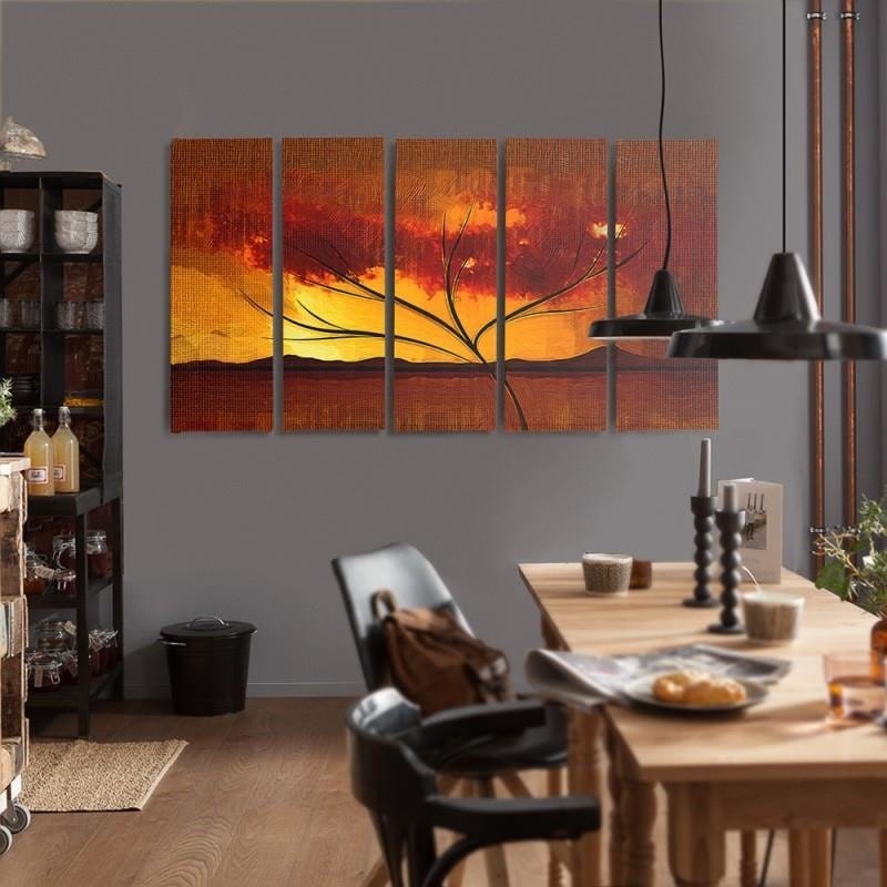 Kanva no 5 daļām - Type C, Dry Tree Home Trends DECO