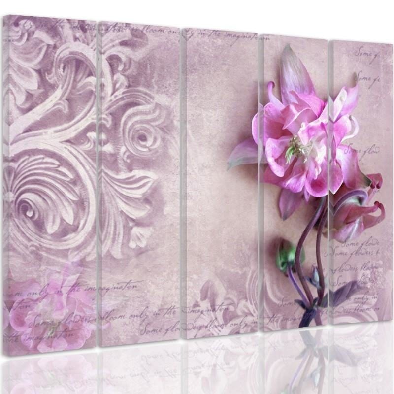 Kanva no 5 daļām - Type C, Flower Motif - Analogy Home Trends DECO
