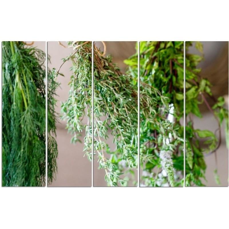 Kanva no 5 daļām - Type C, Fresh Herbs 2 Home Trends DECO