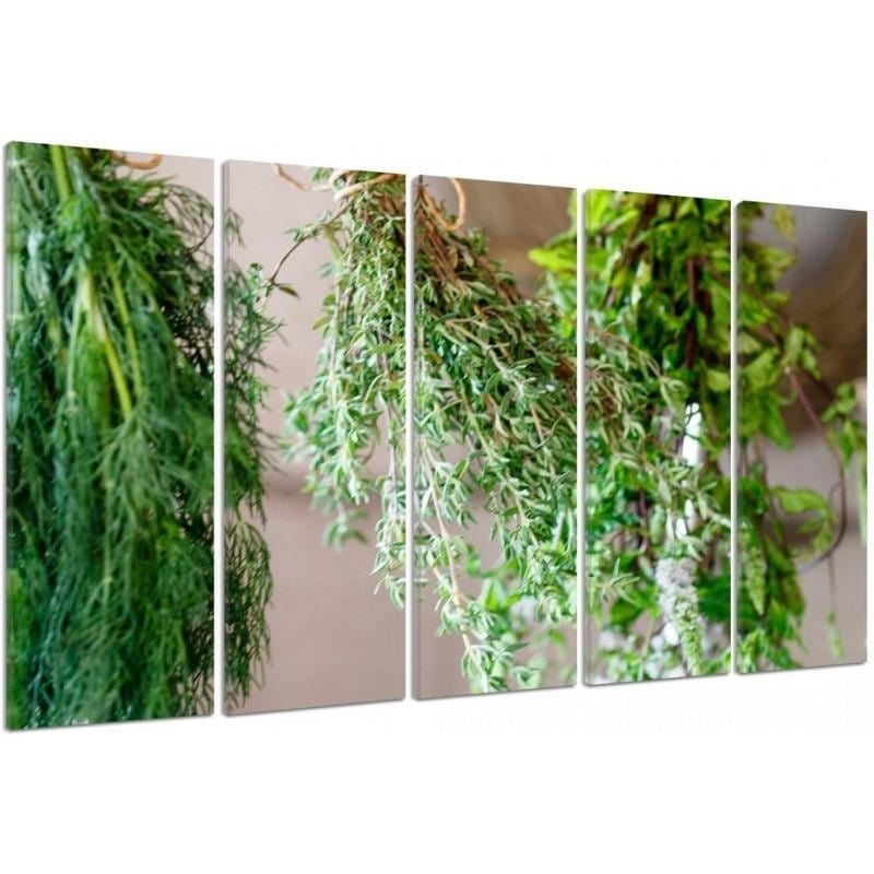 Kanva no 5 daļām - Type C, Fresh Herbs 2 Home Trends DECO