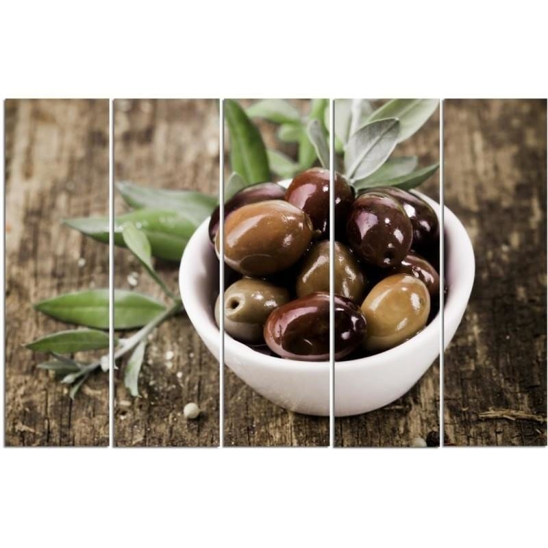 Kanva no 5 daļām - Type C, Fresh Olives Home Trends DECO
