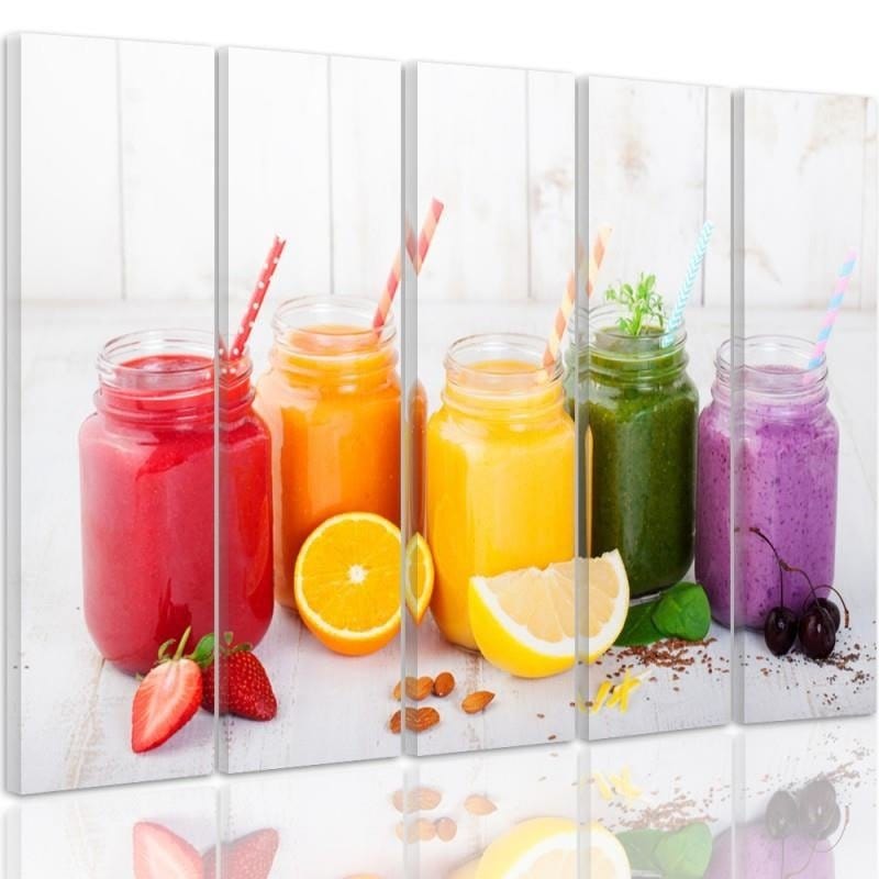 Kanva no 5 daļām - Type C, Fruit Collection Home Trends DECO
