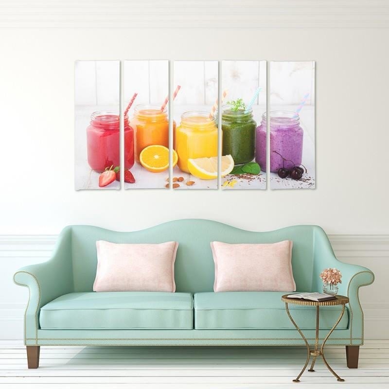 Kanva no 5 daļām - Type C, Fruit Collection Home Trends DECO