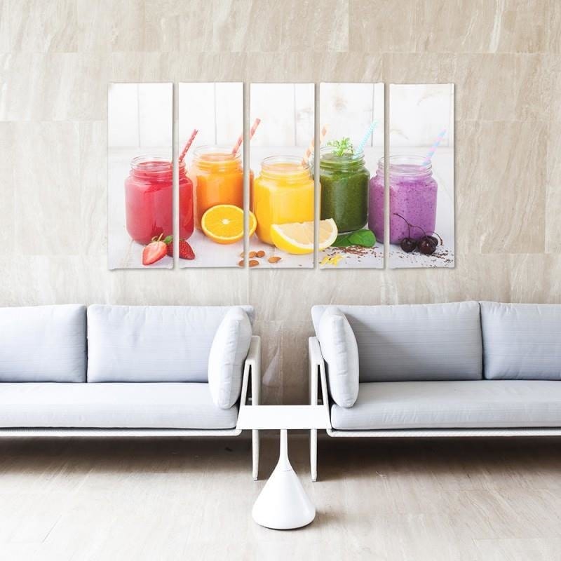 Kanva no 5 daļām - Type C, Fruit Collection Home Trends DECO