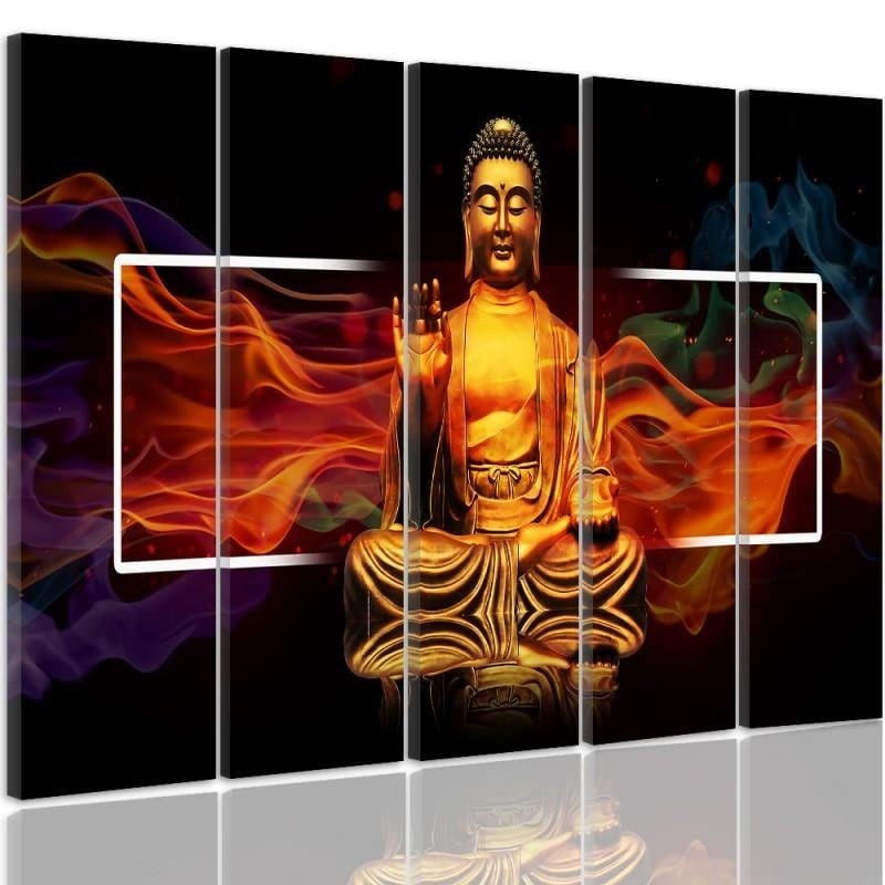 Kanva no 5 daļām - Type C, Golden Buddha 2 Home Trends DECO