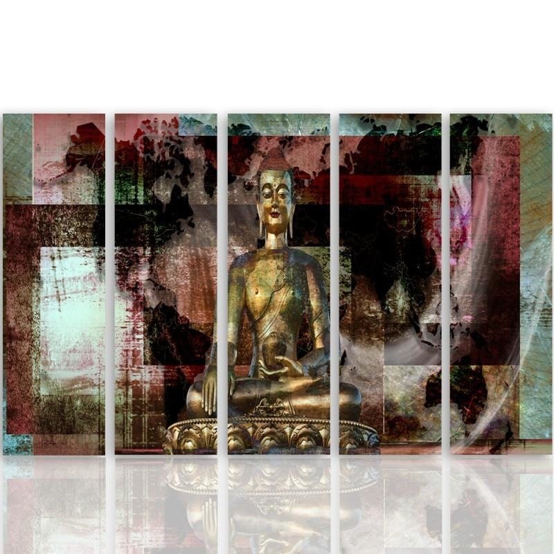 Kanva no 5 daļām - Type C, Golden Buddha 3 Home Trends DECO