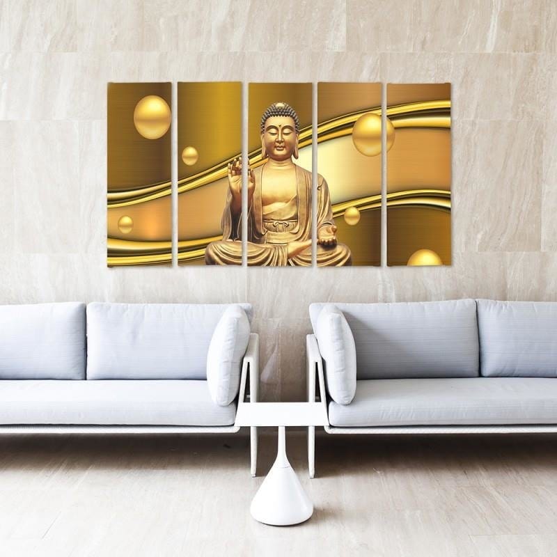 Kanva no 5 daļām - Type C, Golden Buddha Home Trends DECO