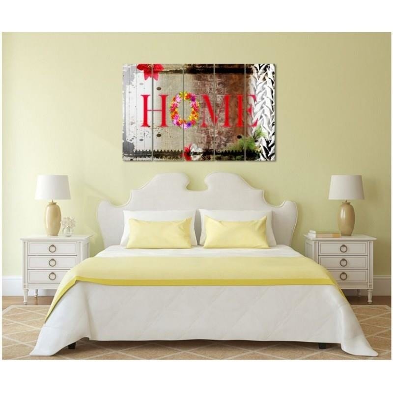 Kanva no 5 daļām - Type C, Home - Flowers Home Trends DECO