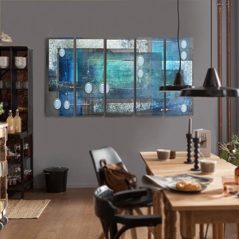 Kanva no 5 daļām - Type C, Interior Abstract  Home Trends DECO