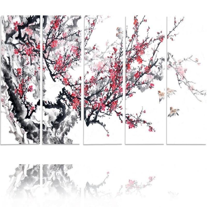 Kanva no 5 daļām - Type C, Japanese Cherry Home Trends DECO