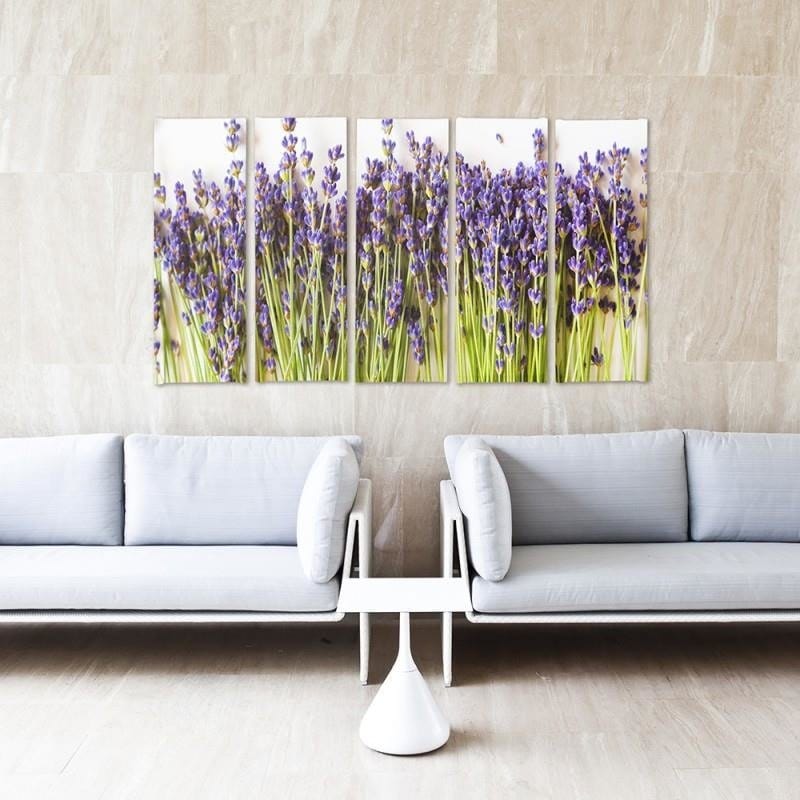Kanva no 5 daļām - Type C, Lavender Buds Home Trends DECO