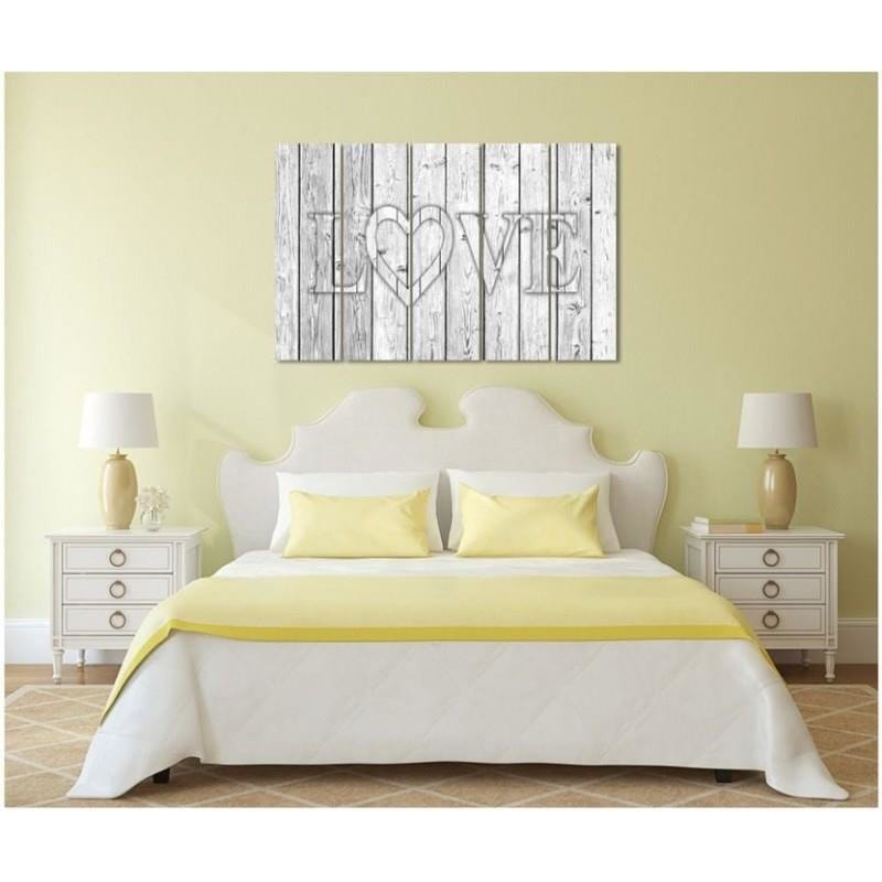 Kanva no 5 daļām - Type C, Love The Gray Boards Home Trends DECO