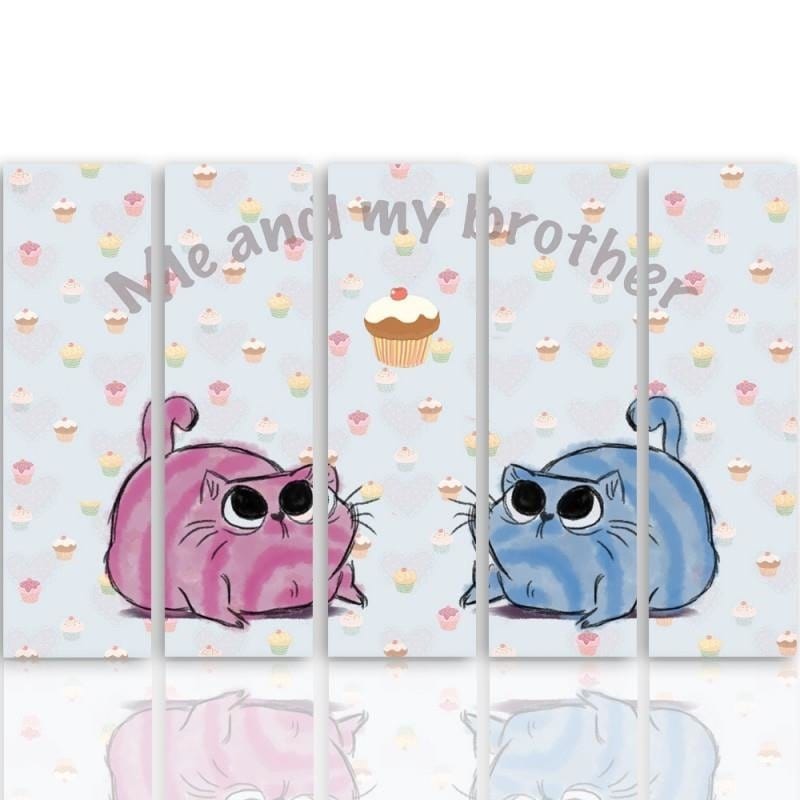 Kanva no 5 daļām - Type C, Me And My Brother Home Trends DECO