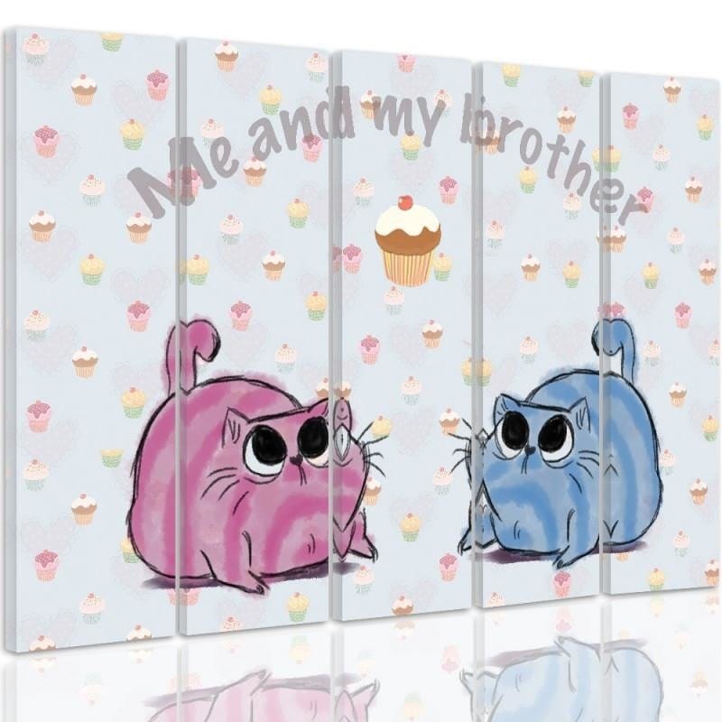 Kanva no 5 daļām - Type C, Me And My Brother Home Trends DECO
