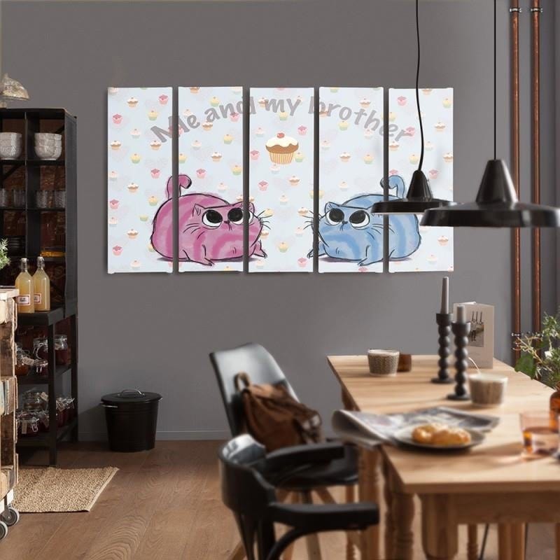 Kanva no 5 daļām - Type C, Me And My Brother  Home Trends DECO