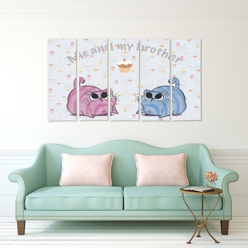 Kanva no 5 daļām - Type C, Me And My Brother  Home Trends DECO