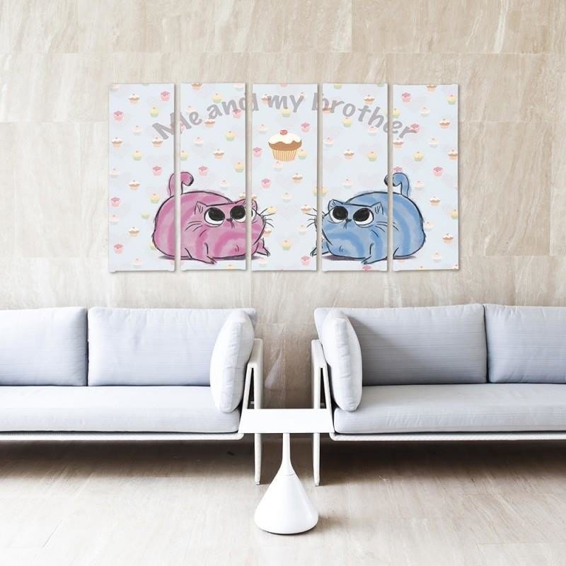 Kanva no 5 daļām - Type C, Me And My Brother  Home Trends DECO