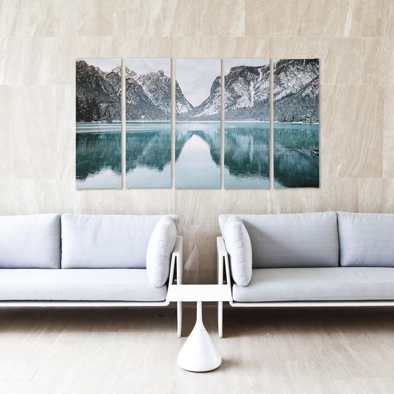Kanva no 5 daļām - Type C, Mountain Landscape Home Trends DECO