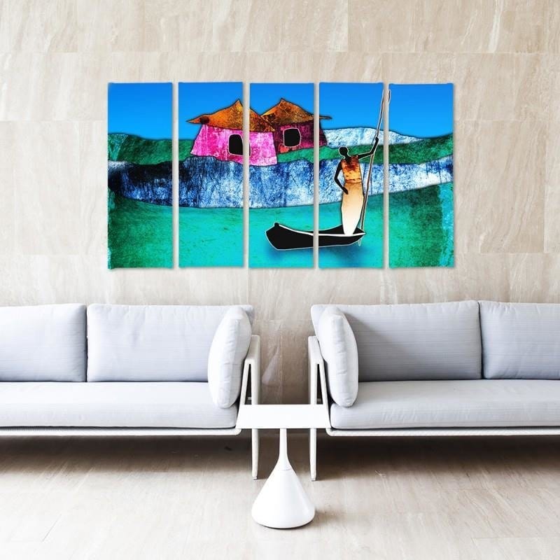 Kanva no 5 daļām - Type C, Mrs. Boat Home Trends DECO