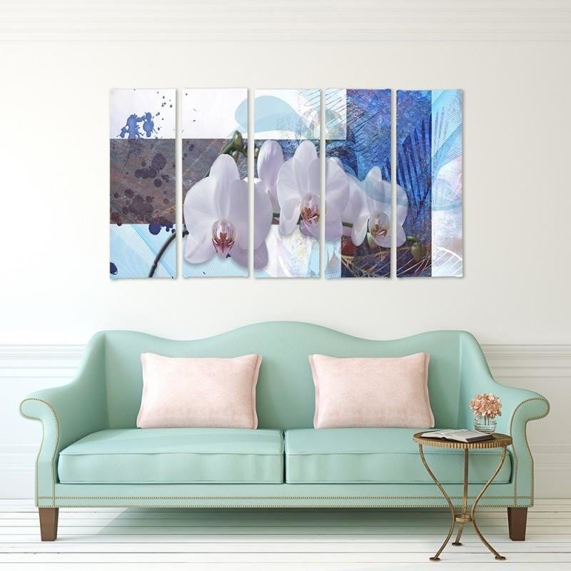 Kanva no 5 daļām - Type C, Orchid Composition Home Trends DECO