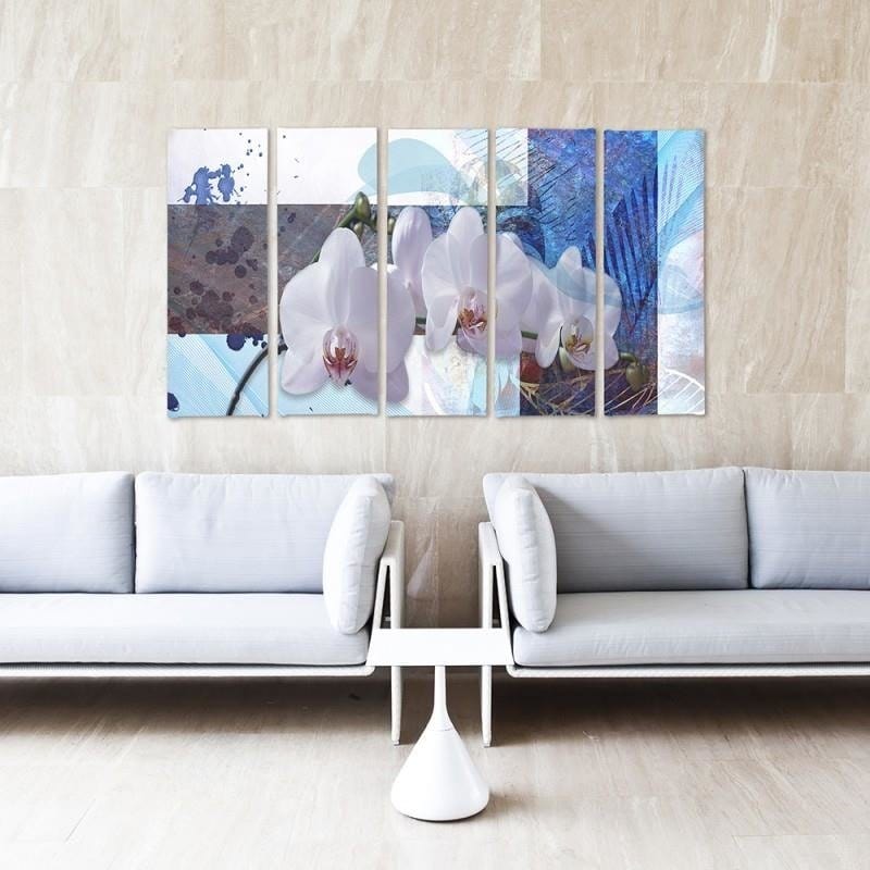 Kanva no 5 daļām - Type C, Orchid Composition Home Trends DECO