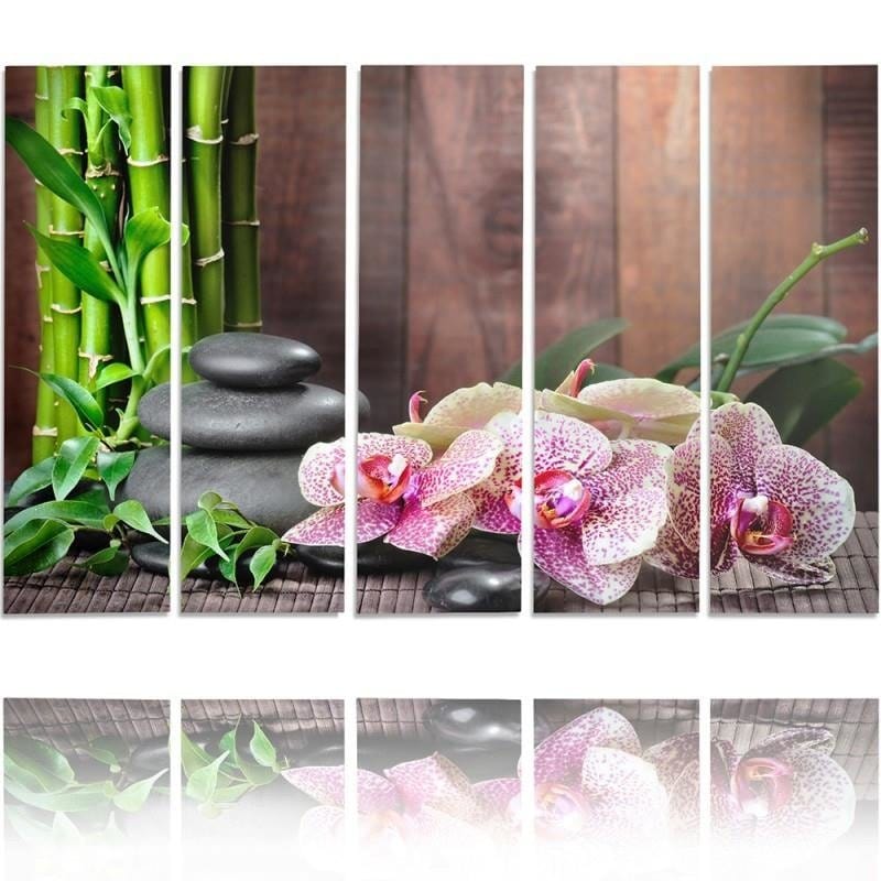 Kanva no 5 daļām - Type C, Orchid Speckled Home Trends DECO