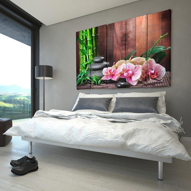 Kanva no 5 daļām - Type C, Orchid Speckled Home Trends DECO