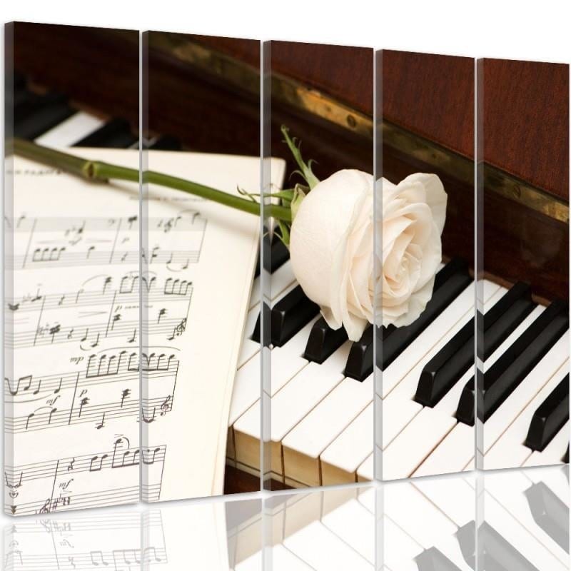 Kanva no 5 daļām - Type C, Piano Home Trends DECO